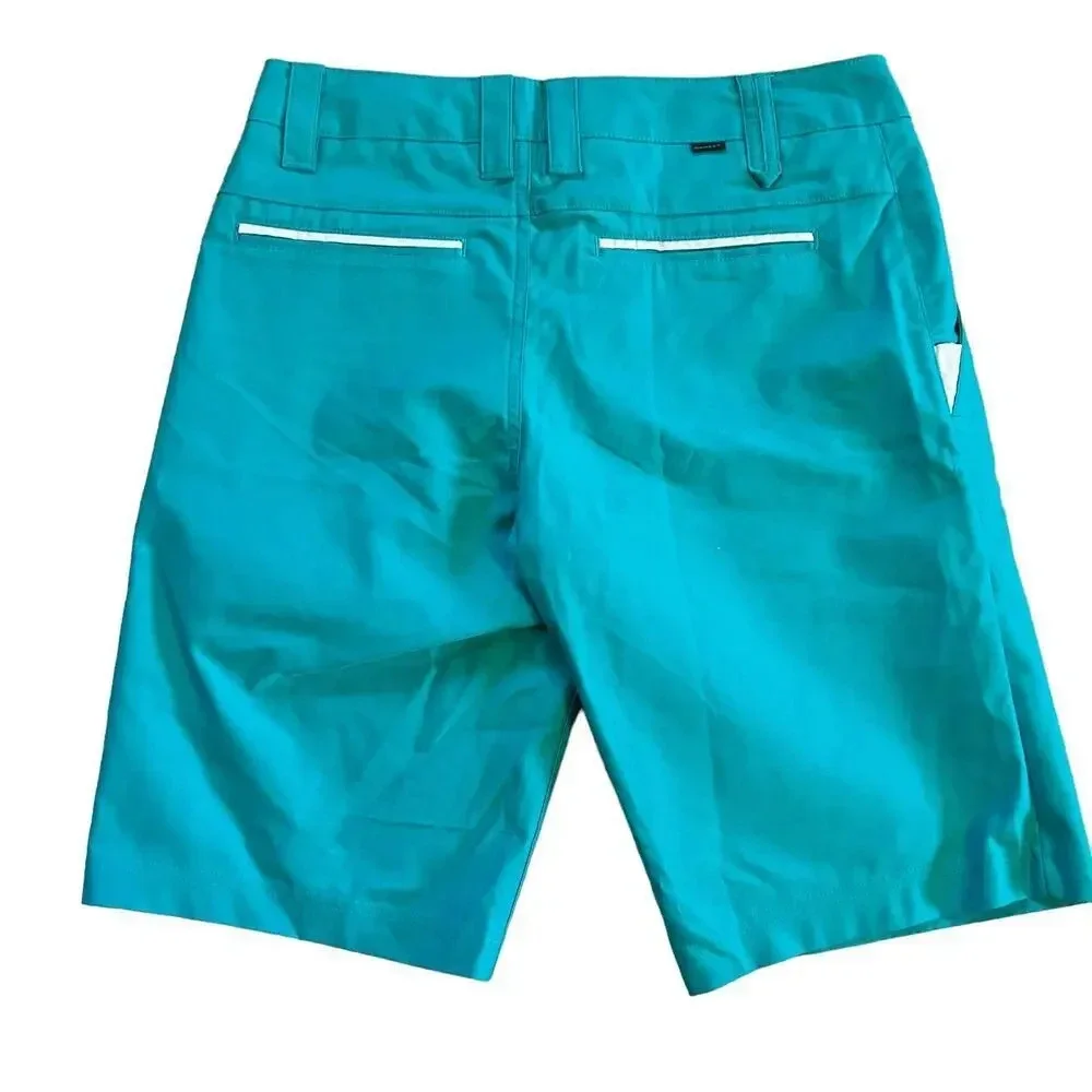 NWT Oakley Men's 30W Blue Casual Tailored Fit 5-Pocket Hybrid Chino‎ Shorts
